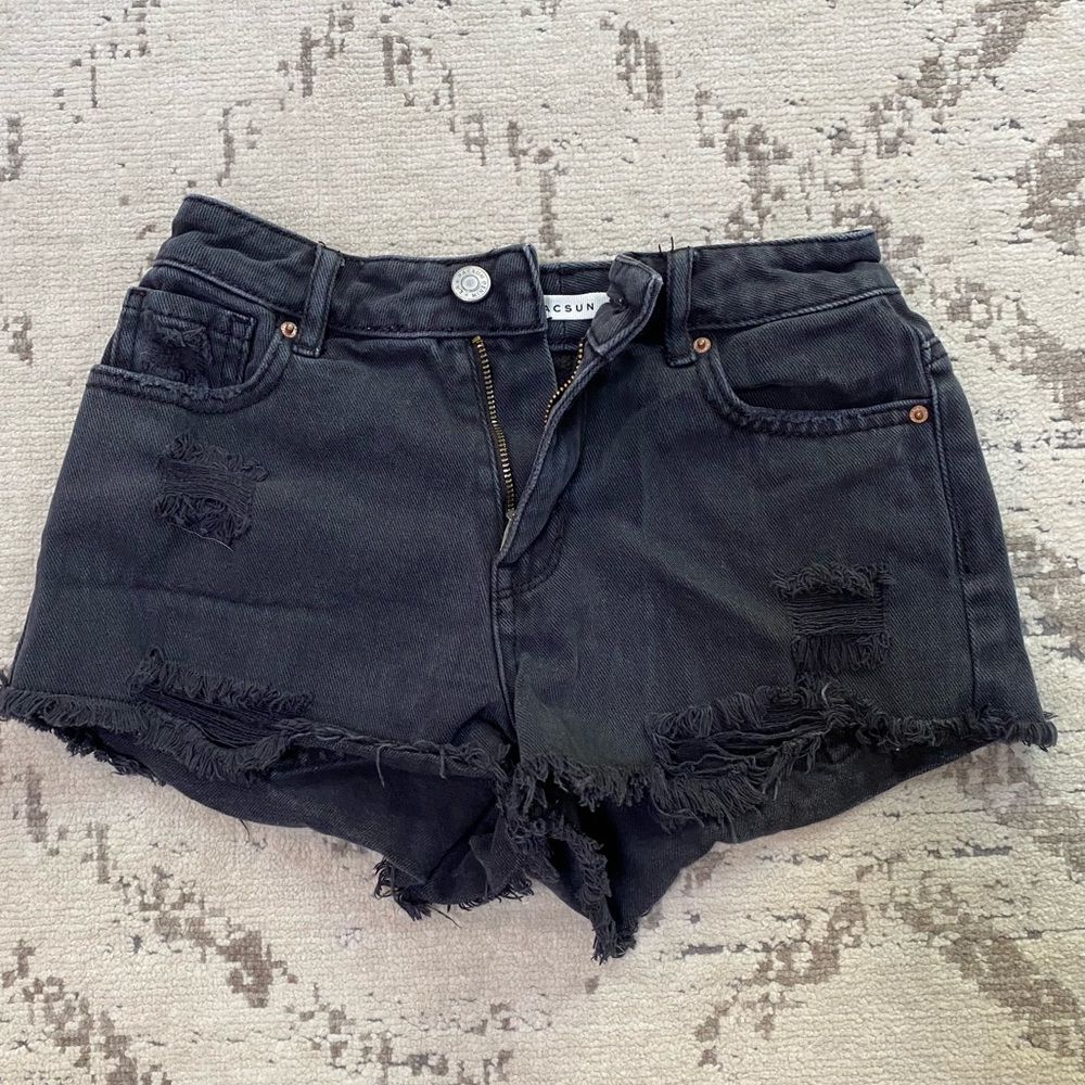 Black Pacsun Highrise Shortie 22